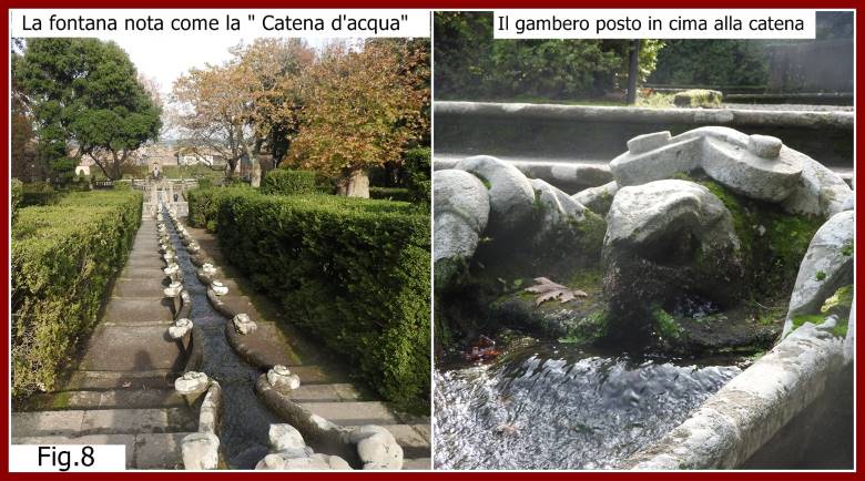 Villa Lante Catena D'Acqua e il Gambero