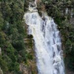 Cascate mozzafiato in Trentino, circondate da una natura rigogliosa e paesaggi incantevoli.