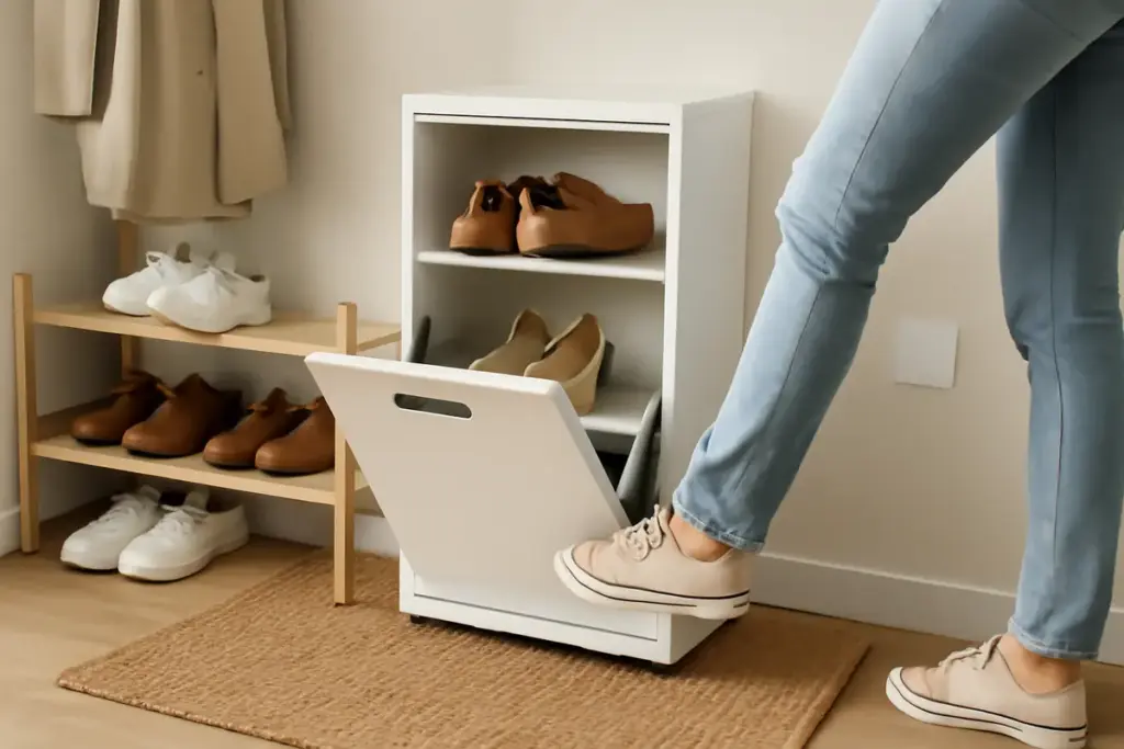 Strategie per gestire le scarpe in ingresso: ordine immediato con zero fatica