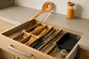 Come organizzare i cassetti della cucina? un metodo semplice per ritrovare subito tutto